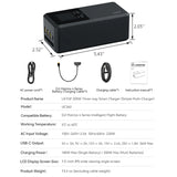LKTOP 200W Smart Three-Way Charger for DJI M4T/4E