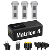 LKTOP 200W Smart Three-Way Charger for DJI M4T/4E