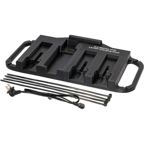 Battery Charging Dock for DJI Matrice 4T / 4E & LKTOP 200W Charger – Freestanding or Mounts to DJI Power 1000 & 2000 (Dock Only or Dock + OEM LKTOP Charger)