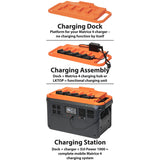 Battery Charging Dock for DJI Matrice 4T / 4E & LKTOP 200W Charger – Freestanding or Mounts to DJI Power 1000 & 2000 (Dock Only or Dock + OEM LKTOP Charger)